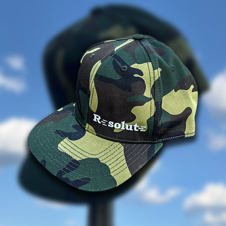 Resolute Camo Snapback Hat