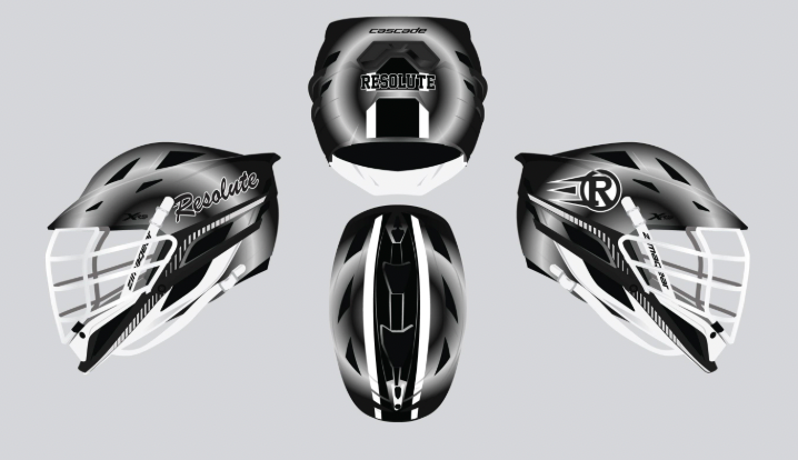 Custom Resolute Cascade XRS Helmet Decals ONLY (Helmet not included)